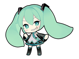 Hatsune-miku - Download Stickers from Sigstick