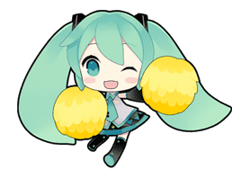 Hatsune-miku - Download Stickers from Sigstick