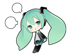 Hatsune Miku sticker #7616