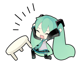 Hatsune Miku by CRYPTON FUTURE MEDIA, INC sticker #7617