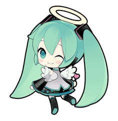 Hatsune Miku sticker #7620