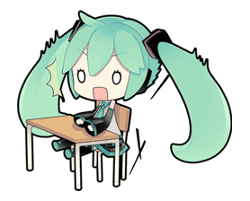 Hatsune Miku sticker #7622