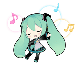 Hatsune Miku sticker #7623