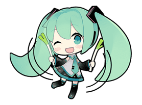 Hatsune Miku sticker #7625