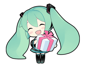 Hatsune Miku by CRYPTON FUTURE MEDIA, INC sticker #7617