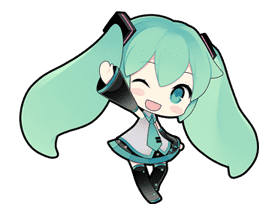 Hatsune Miku sticker #7628