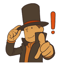 Professor Layton sticker #9367