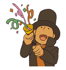 Professor Layton sticker #9369