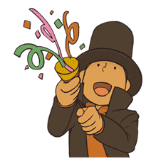 Professor Layton sticker #9369