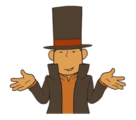 Professor Layton sticker #9372