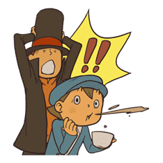 Professor Layton sticker #9373