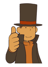 Professor Layton sticker #9377