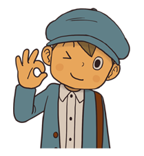 Professor Layton sticker #9379