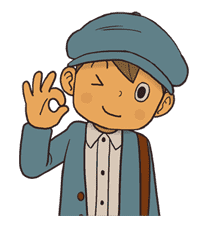 Professor Layton sticker #9379