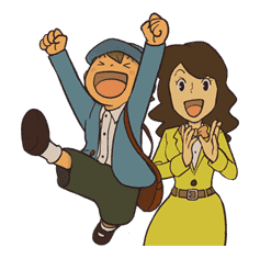Professor Layton sticker #9381