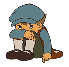 Professor Layton sticker #9387