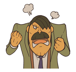 Professor Layton sticker #9405