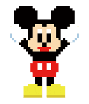 Disney 8bit sticker #10111
