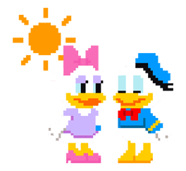 Disney 8bit sticker #10113