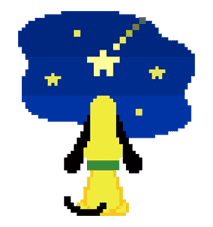 Disney 8bit sticker #10114