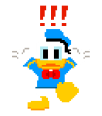 Disney 8bit sticker #10117