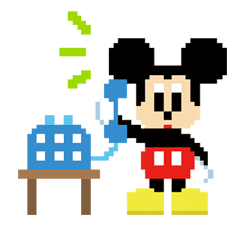 Disney 8bit sticker #10122