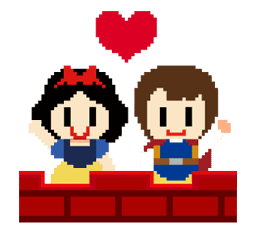 Disney 8bit sticker #10130