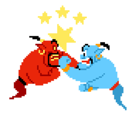 Disney 8bit sticker #10133