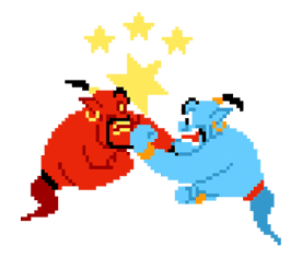 Disney 8bit sticker #10133