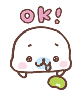 Mamegoma sticker #10261