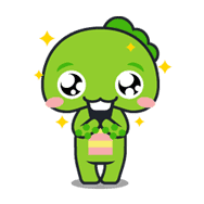 Gachapin & Mukku sticker #1830