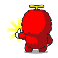 Gachapin & Mukku sticker #1831