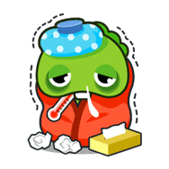 Gachapin & Mukku sticker #1833