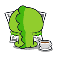 Gachapin & Mukku sticker #1834