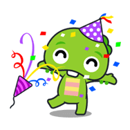 Gachapin & Mukku sticker #1835