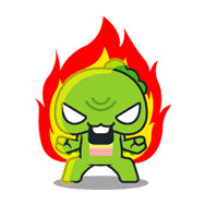 Gachapin & Mukku sticker #1839