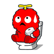 Gachapin & Mukku sticker #1840