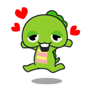 Gachapin & Mukku sticker #1842