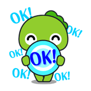 Gachapin & Mukku sticker #1843