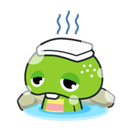 Gachapin & Mukku sticker #1854