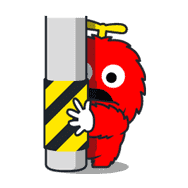 Gachapin & Mukku sticker #1857