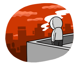 Moon: Salaryman Special sticker #3007