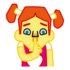 Go Go Head Girl sticker #3102