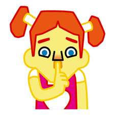 Go Go Head Girl sticker #3102