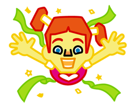 Go Go Head Girl sticker #3103