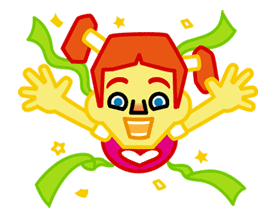 Go Go Head Girl sticker #3103