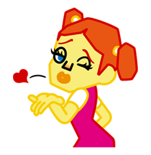 Go Go Head Girl sticker #3104