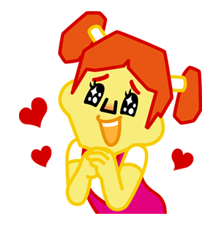 Go Go Head Girl sticker #3105