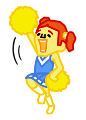 Go Go Head Girl sticker #3106