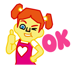 Go Go Head Girl sticker #3109